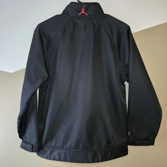 Air Jordan Big Boy Youth Fleece Lined Zip Up Jacket Black Size Large 12-13yrs - Picture 13 of 15